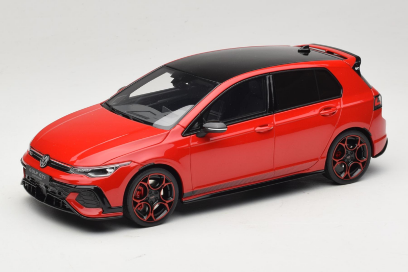 Volkswagen Golf Mk8 GTI 50th Edition Tornado Red Otto 1:18 OT1322 Resin
