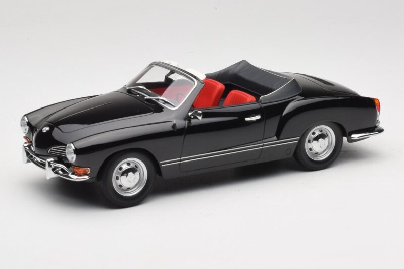 Volkswagen Karmann Ghia Convertible Black Minichamps 1:18 155054031 Diecast