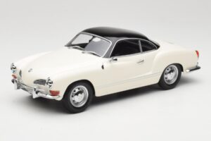 Volkswagen Karmann Ghia Cream Black Minichamps 1:18 155054021 Diecast