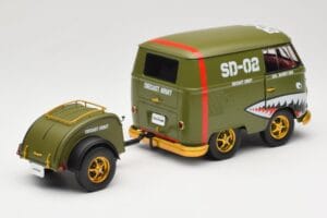 Volkswagen Kool Kombi Army Fighter Green Solido 1:18 S1810901 Diecast — photo 3 of 8