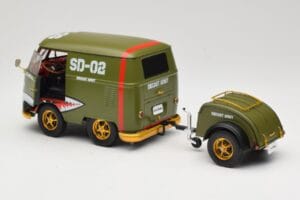 Volkswagen Kool Kombi Army Fighter Green Solido 1:18 S1810901 Diecast — photo 5 of 8