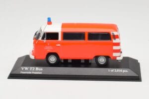 Volkswagen T2 Bus Fire Department Frankfurt Minichamps 1:43 400053091 Diecast