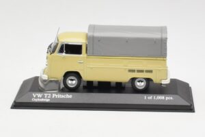 Volkswagen T2 Flatbed Beige Minichamps 1:43 400053204 Diecast