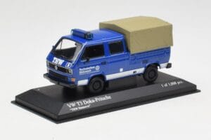 Volkswagen T3 Double Cab Flatbed THW Hannover Minichamps 1:43 400055290 Diecast — photo 2 of 4