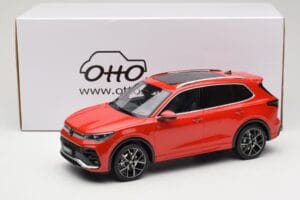 Volkswagen Tiguan eTSI R-Line Persimmon Red Metallic Otto 1:18 OT489 Resin — photo 6 of 6