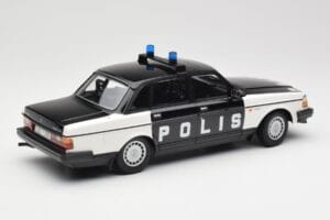 Volvo 240 GL Polis Sweden Black Minichamps 1:18 155171497 Diecast — photo 2 of 6