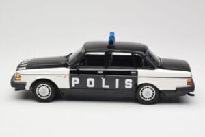 Volvo 240 GL Polis Sweden Black Minichamps 1:18 155171497 Diecast — photo 3 of 6