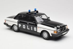 Volvo 240 GL Polis Sweden Black Minichamps 1:18 155171497 Diecast — photo 4 of 6