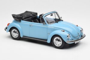 Volkswagen Beetle 1303 Cabriolet Light Blue Norev 1:18 188531 Diecast — photo 4 of 6