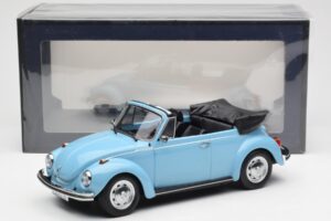 Volkswagen Beetle 1303 Cabriolet Light Blue Norev 1:18 188531 Diecast — photo 6 of 6
