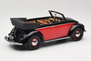 Volkswagen Beetle Convertible Black & Red Minichamps 1:18 107054132 Resin — photo 2 of 6