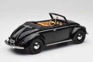 Volkswagen Beetle Type 1 Hebmuller Convertible Black Minichamps 1:18 107054232 Diecast — photo 2 of 6