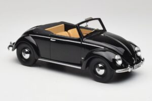 Volkswagen Beetle Type 1 Hebmuller Convertible Black Minichamps 1:18 107054232 Diecast — photo 4 of 6