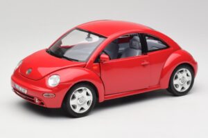 Volkswagen New Beetle Red Bburago 1:18 3342 Diecast