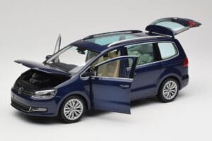Volkswagen Sharan 7N Shadow Blue Metallic Minichamps 1:18 110051100 Diecast — photo 2 of 8