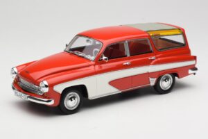 Wartburg 311 Camping Deluxe Red White BoS Models 1:18 BOS037 Resin
