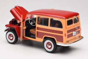 Willys Jeep Station Wagon Red Road Signature 1:18 92858 Diecast — photo 5 of 8