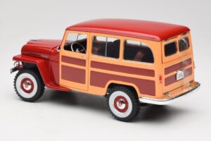 Willys Jeep Station Wagon Red Road Signature 1:18 92858 Diecast — photo 7 of 8