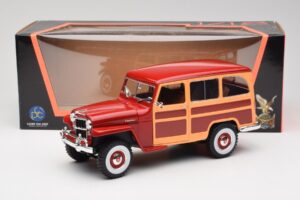 Willys Jeep Station Wagon Red Road Signature 1:18 92858 Diecast — photo 8 of 8