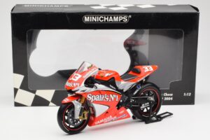 Yamaha YZR-M1 Gauloises Fortuna Yamaha #7 C. Checa MotoGP 2004 Minichamps 1:12 122043007 Diecast — photo 6 of 6