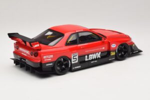 Nissan Skyline ER34 LB Super Silhouette Active Red GT Spirit 1:18 GT570 Resin — photo 2 of 6