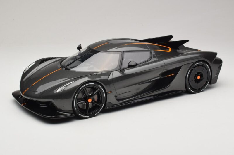 Koenigsegg Jesko Absolut 0-400-0 km/h Record Graphite Grey GT Spirit 1:12 GT575 Resin