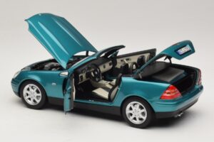 Mercedes SLK R170 Vivianite Green Norev 1:18 183021 Diecast — photo 7 of 10