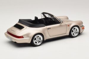 Porsche 911 964 Turbo Look Cabriolet Zermatt Silver Norev 1:18 187140 Diecast — photo 3 of 8