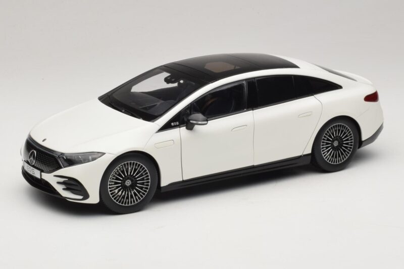 Mercedes EQS V297 Manufaktur Opalite White NZG 1:18 B66961049 Diecast