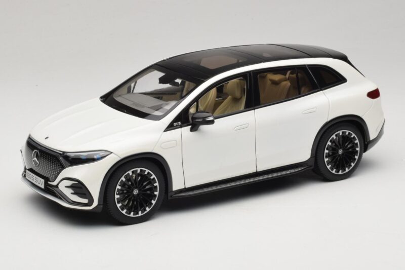 Mercedes EQS SUV X296 Manufaktur Diamond White NZG 1:18 B66960590 Diecast
