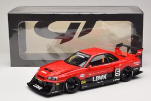 Nissan Skyline ER34 LB Super Silhouette Active Red GT Spirit 1:18 GT570 Resin — photo 6 of 6