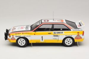 Audi Quattro #1 W. Rohrl / C. Geistdorfer Rally Monte Carlo Winner 1984 Minichamps 1:18 A5-5894 Diecast — photo 3 of 6