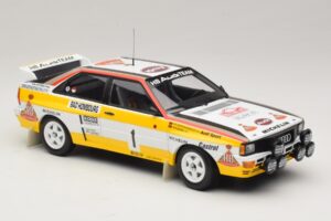 Audi Quattro #1 W. Rohrl / C. Geistdorfer Rally Monte Carlo Winner 1984 Minichamps 1:18 A5-5894 Diecast — photo 4 of 6