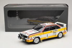 Audi Quattro #1 W. Rohrl / C. Geistdorfer Rally Monte Carlo Winner 1984 Minichamps 1:18 A5-5894 Diecast — photo 6 of 6