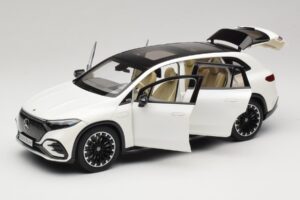 Mercedes EQS SUV X296 Manufaktur Diamond White NZG 1:18 B66960590 Diecast — photo 2 of 8
