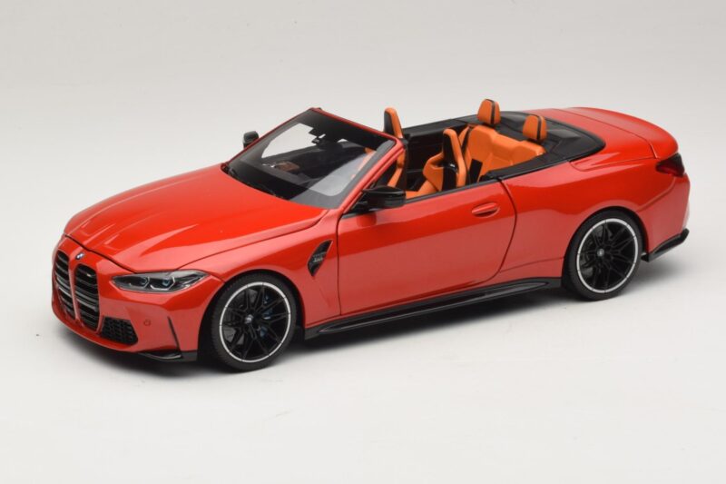 BMW M4 G83 Cabriolet Red Metallic Minichamps 1:18 110021030 Diecast