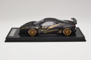 Ferrari 458 LB Works Matt Black BBA 1:18 REMC037 Resin