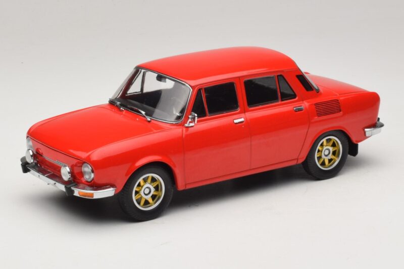 Skoda 100 Red Gold Wheels MCG 1:18 MCG18784 Diecast