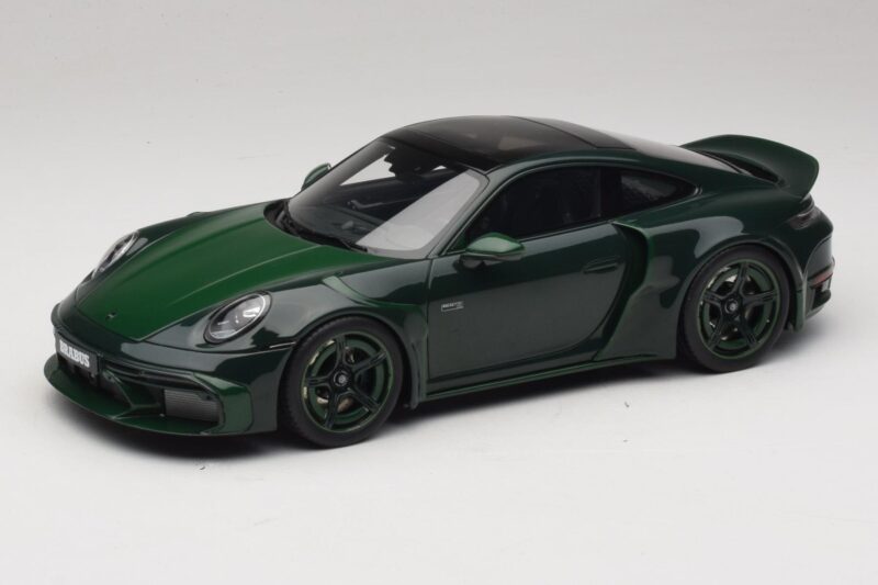 Porsche 911 992 Turbo S Brabus 900 Rocket R Mean Green GT Spirit 1:18 GT959 Resin
