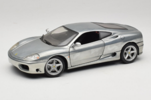 Ferrari 360 Modena Chrome Silver Hot Wheels 1:18 27774 Diecast