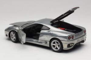 Ferrari 360 Modena Chrome Silver Hot Wheels 1:18 27774 Diecast — photo 5 of 8