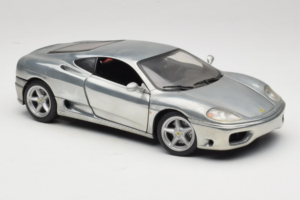 Ferrari 360 Modena Chrome Silver Hot Wheels 1:18 27774 Diecast — photo 6 of 8