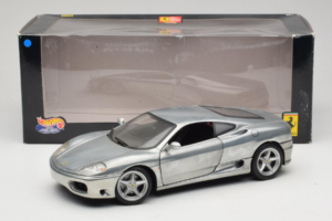 Ferrari 360 Modena Chrome Silver Hot Wheels 1:18 27774 Diecast — photo 8 of 8