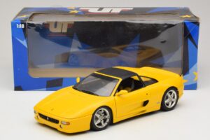 Ferrari F355 Spider Yellow with Black Roof UT Models 1:18 180074030-P4 Diecast — photo 8 of 8