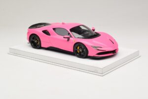 Ferrari SF90 Pack Fiorano Gloss Qatar Pink BBR 1:18 RACELINE137 Resin — photo 4 of 7