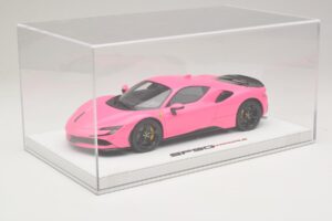 Ferrari SF90 Pack Fiorano Gloss Qatar Pink BBR 1:18 RACELINE137 Resin — photo 6 of 7