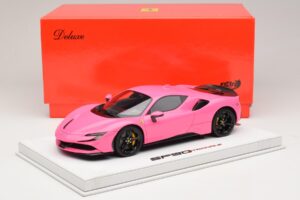 Ferrari SF90 Pack Fiorano Gloss Qatar Pink BBR 1:18 RACELINE137 Resin — photo 7 of 7