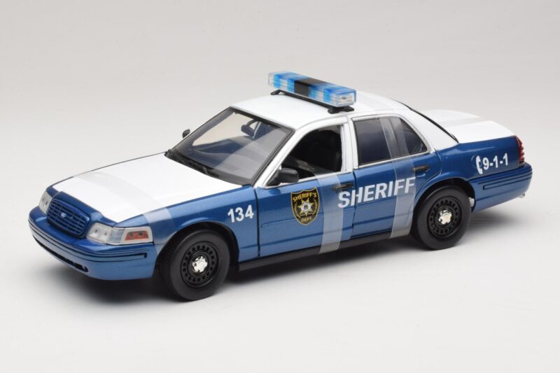 Ford Crown Victoria Police Interceptor The Walking Dead Greenlight 1:18 12957 Diecast