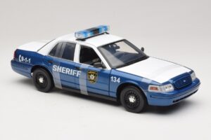 Ford Crown Victoria Police Interceptor The Walking Dead Greenlight 1:18 12957 Diecast — photo 4 of 6
