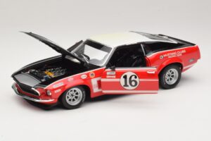 Ford Mustang Boss 302 #16 Bud Moore Engineering G. Follmer Trans-Am 1969 OEM 1:18 FORD006 Diecast — photo 2 of 8
